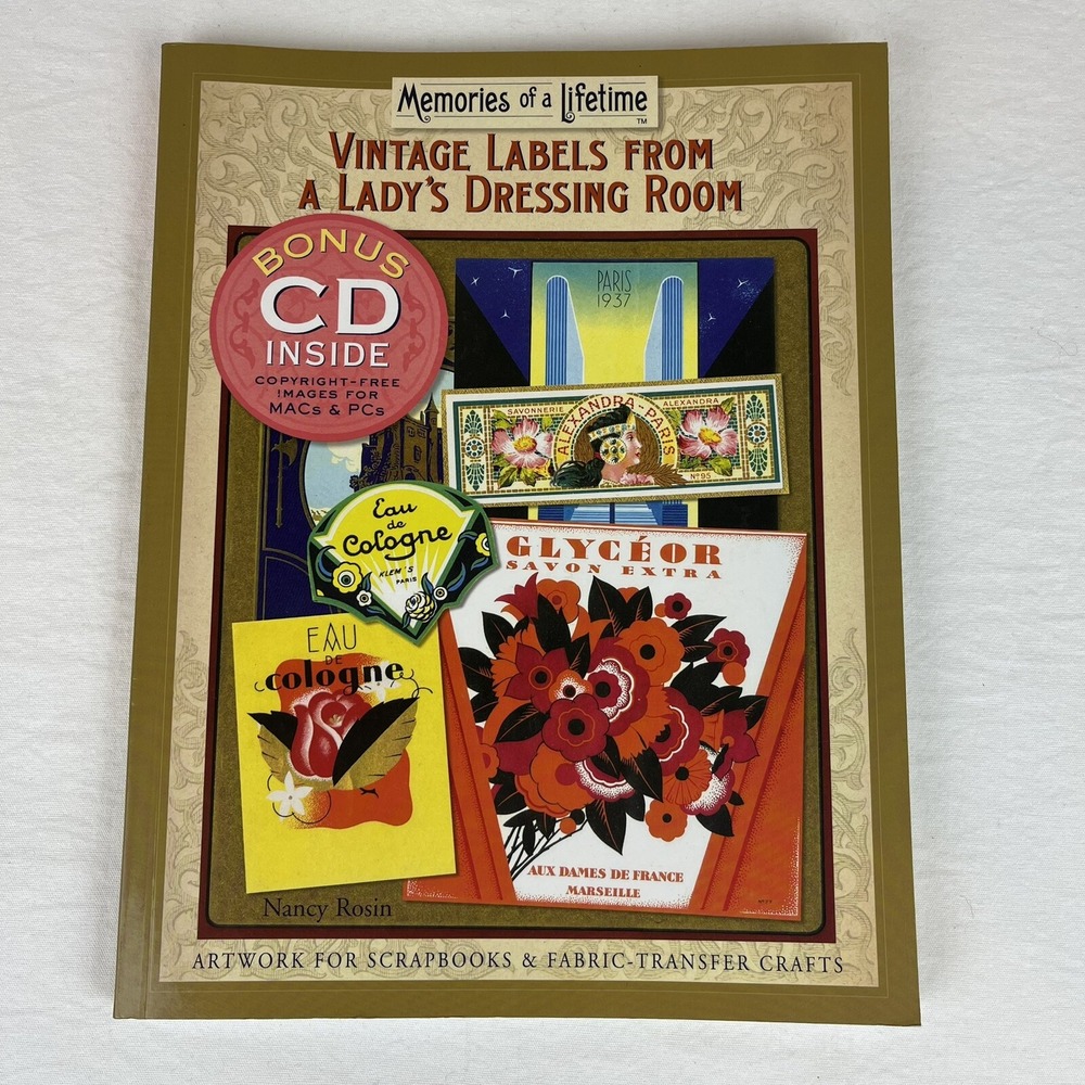Memories of a Lifetime: Vintage Labels from a Lady Dressing‎ Room Book CD ROM